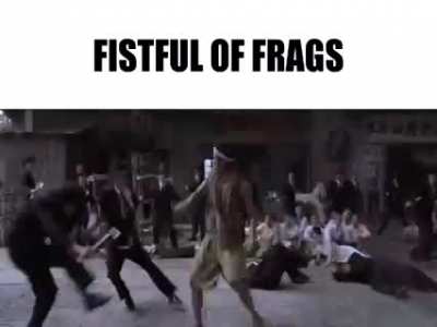 Kicking around sharply dressed axe wielders