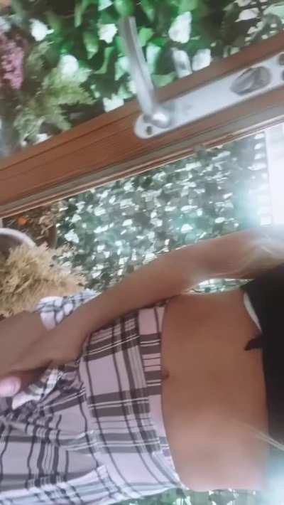What would you do if you saw me jerking on my balcony? 🤭😈