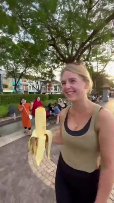 This banana is one