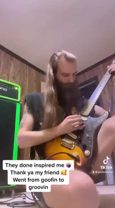 I couldn&rsquo;t believe how well this dog was singing. Got out my guitar to see if I could learn their melody and realized they have perfect pitch lol. They gave me a song idea.