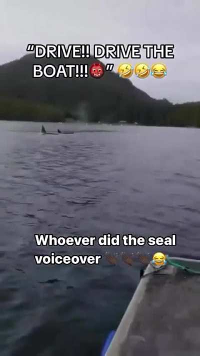 I ain't getting off the boat!