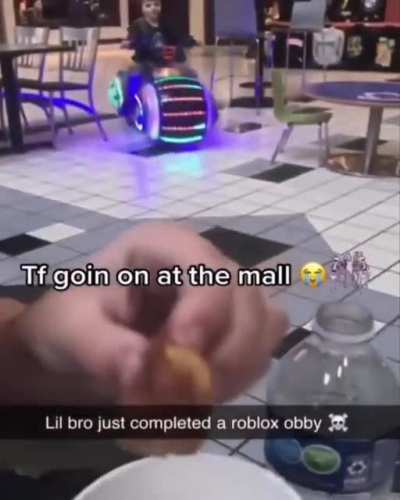 bro finished the slide down 999999999999 miles