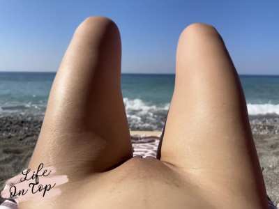 Pussy enjoying vitamin D