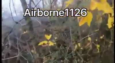 Surrendering russian throws grenade, fails and gets shot. Fall 2022.