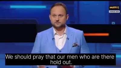 Even Russia's main sports channel Match TV has its own daytime "political talk show" in the mould of 60 Minutes and Time Will Tell. Today host Anton Anisimov signed off with this somewhat panicky message about the Ukrainian offensive in Kharkiv Region