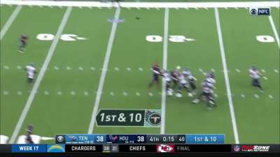 Say what you want about the Titans, they are a good team and will be trouble for a while. Just look at this throw against my Texans.