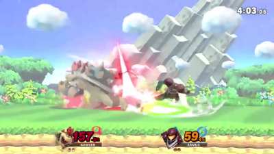 Back air after respawn is the most satisfying move to hit