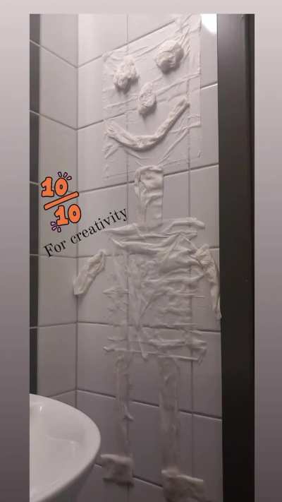 Toilet paper Art