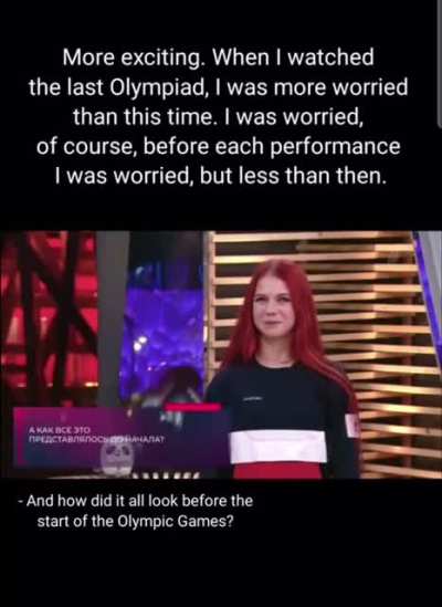 "How many times have you wanted to stop skating?" Sasha:"It's impossible to say "never" now, yesterday everyone heard everything, I once want to quit."😅