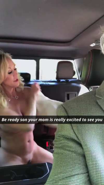 Excited mom