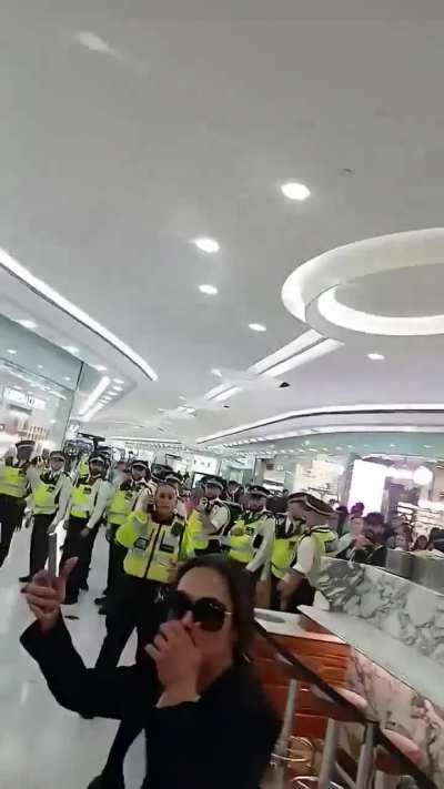 Canary Wharf - If you drag your kid to a hotel protest and they get caught in the crossfire of incapacitant spray, it&rsquo;s your fault. Watching masked meatheads play paramedic only highlights the circus these fools are performing in. If this is a genuine sho