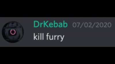 F in the chat
