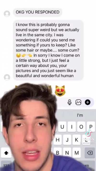Unsolicited DMs take a cringe turn