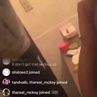 Man threatens woman with a gun over crab legs