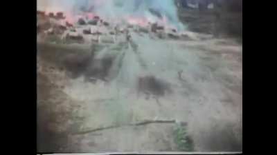 Vietnam. F-4 Phantom bombing runs /strafing.