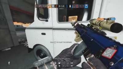 The other team was taunting me with "gonna save that 0.9 KD of yours?" Yes, yes I am.