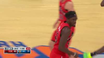 [Highlight] A career night for Pascal Siakam: 52 PTS in MSG. Here're some key moments from his epic game: