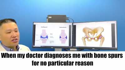 I don't wanna get bone spurs
