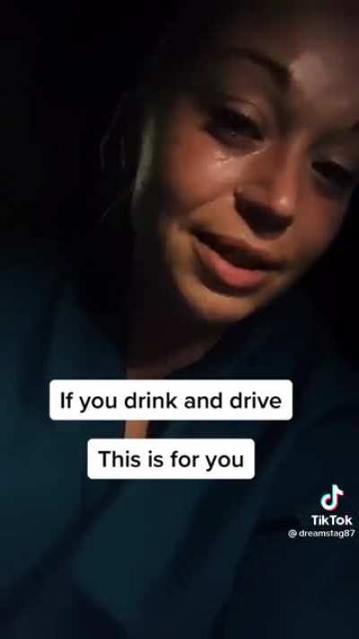 Don't drink and drive.