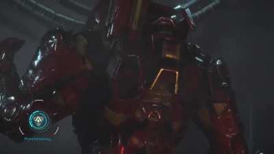 This suit up cutscene feels so much cooler with Iron Man armour.