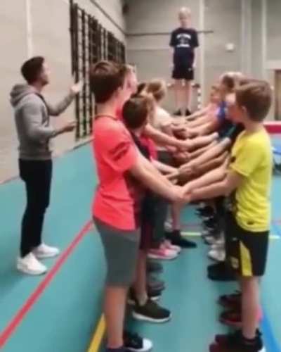 Kid falls the wrong way