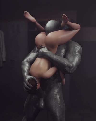 Moira Burton getting her throat swabbed by Mr.X (avstral)