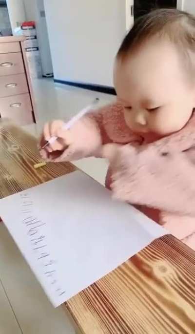 Такая кроха, а уже Азиат!