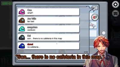 "cafeteria in my soul" - Roberu's Among Us with Viewers Clip Translated