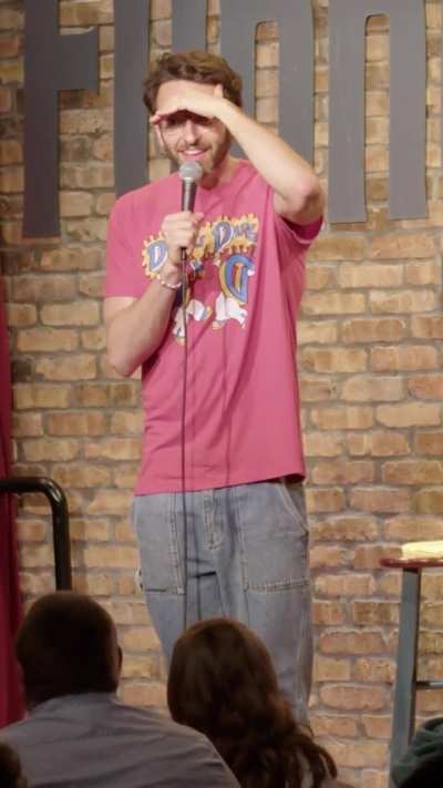 First time I was ever concerned hearing laughter at my show