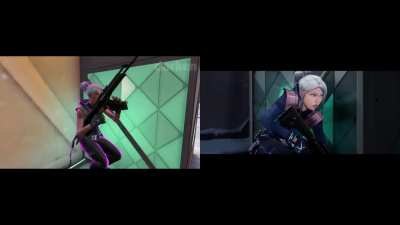RETAKE, But It's Made in Valorant... (Side by Side Comparison)