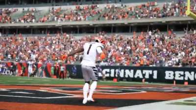 Jamaar Chase alternate angle of 50 yard TD!