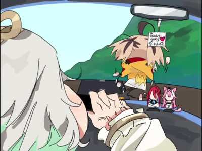 Driving in my car