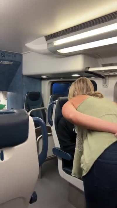 Unhinged Karen in training goes off on unsuspecting German tourists in xenophobic NYC train rant.
