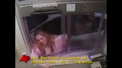 "Unless you're speaking McNuggets into my hand, I don't wanna hear it" Lady doesn't understand it's breakfast menu only at 10am