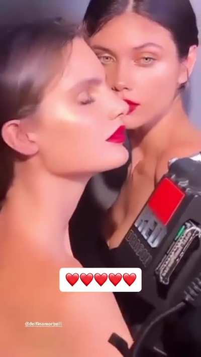 New shoot BTS