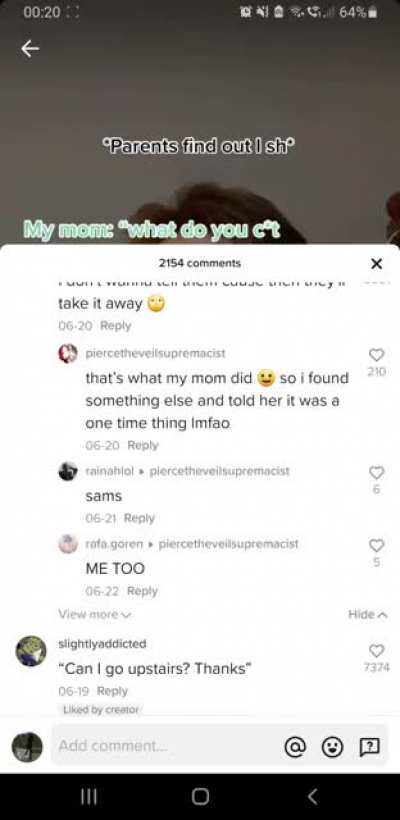 TikTok users discussing things they cut themself with