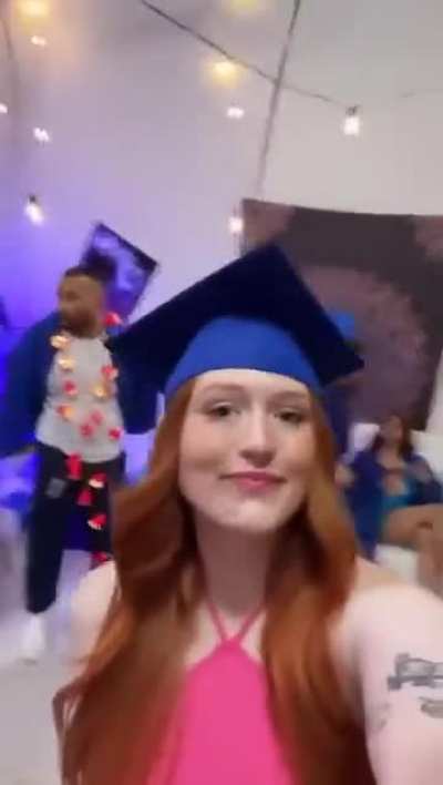 She's probably got a Ph"D"
