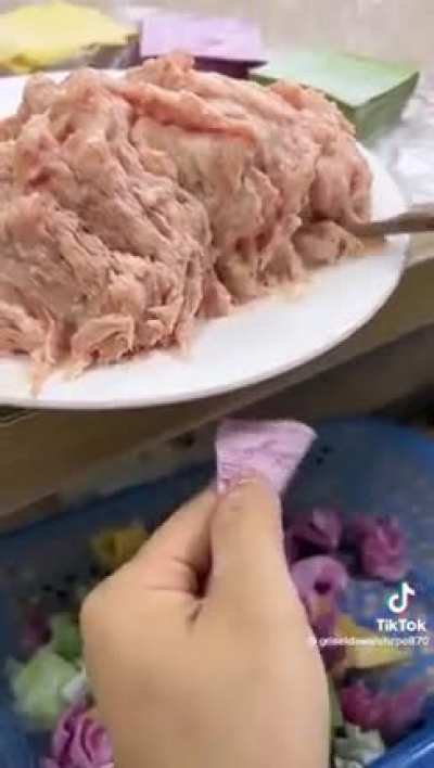Dumplings prep