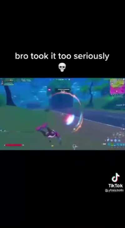 He likes Fortnite very much