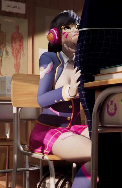 Need to shove my dick down D.va&rsquo;s throat and just empty my balls into her stomach. I need to see her eyes roll back while she chokes on my cock and jizz. I need to smell her every inch of her beautiful silky hair until know exactly what shampoo she uses. 