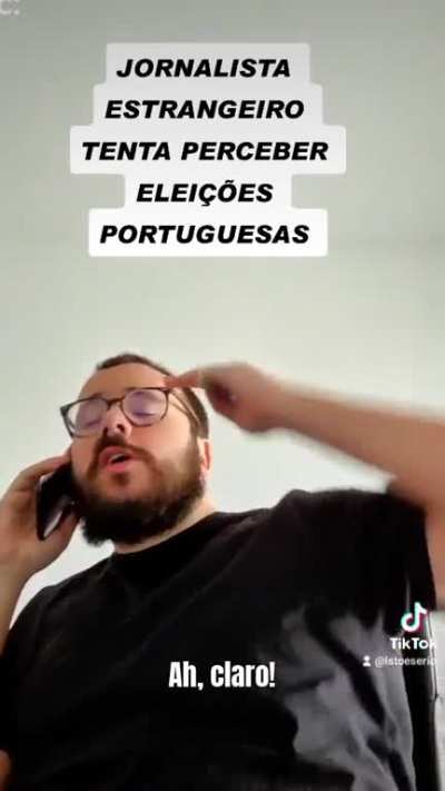 Jornalista estrangeiro tenta perceber elei&ccedil;&otilde;es portuguesas