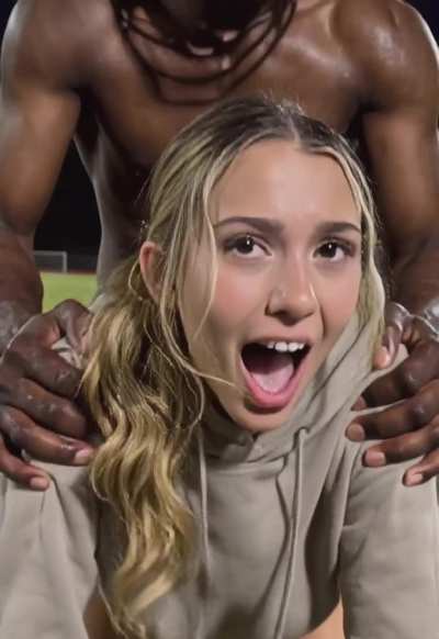 I'm starting to think she wanted to lose that bet...