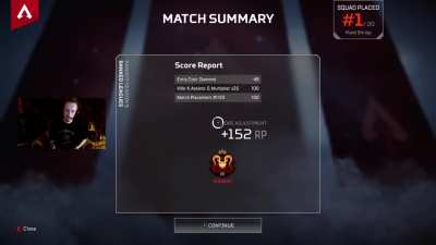 Valkyrie hit Apex Predator..