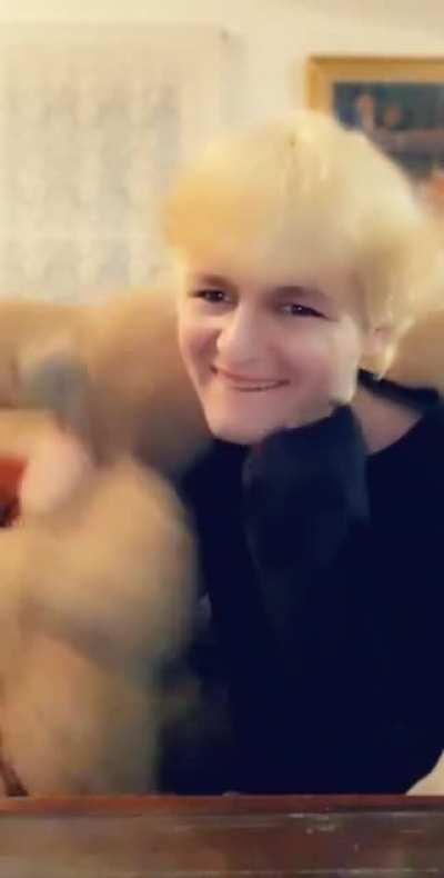 Dominic Schmidt gets freaky with his teddy bear 😉😻🥺