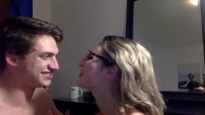 Playing with cum
