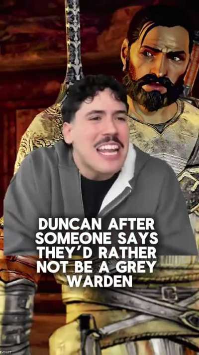Duncan: "I likes ya, and I wants ya. Now we can do this the easy way, or we can do it the hard way. The choice is yours".