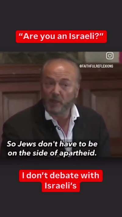 I dont debate with Israelis 