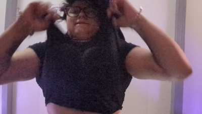 I love my malleable motherfucking titties. [OC][GIF][DROP]