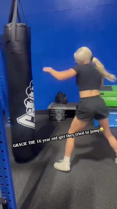 3 girls have been charged with felony gang assault after they tried to jump a 16-year-old pizza worker - who turned out to be a trained MMA fighter The main girl who started the fight ended up breaking her orbital bone.