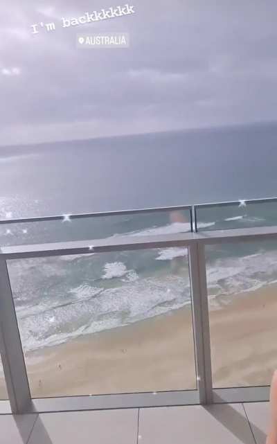 Sydney back in Australia | IG story January 2024